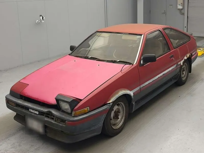 Toyota Sprinter Trueno  · 1984 – Außenansicht (Auktionsfoto)