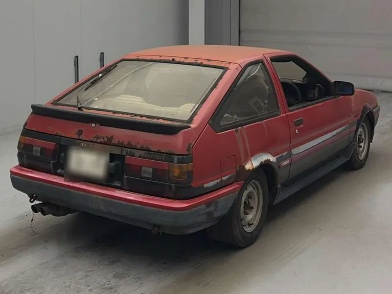Toyota Sprinter Trueno  · 1984 – Weitere Ansicht (Auktionsfoto)