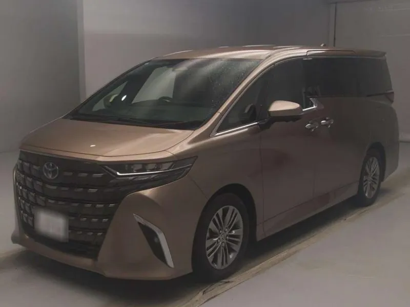Toyota Alphard Z 4WD · 2024 – Außenansicht (Auktionsfoto)