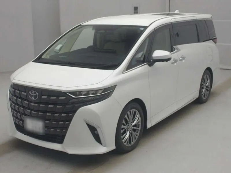 Toyota Vellfire EXECUTIVE LOUNGE 4WD · 2025 – Außenansicht (Auktionsfoto)