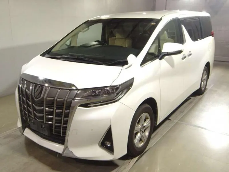 Toyota Alphard 2.5X 4WD  обзор комплектаций · 2020 – Außenansicht (Auktionsfoto)