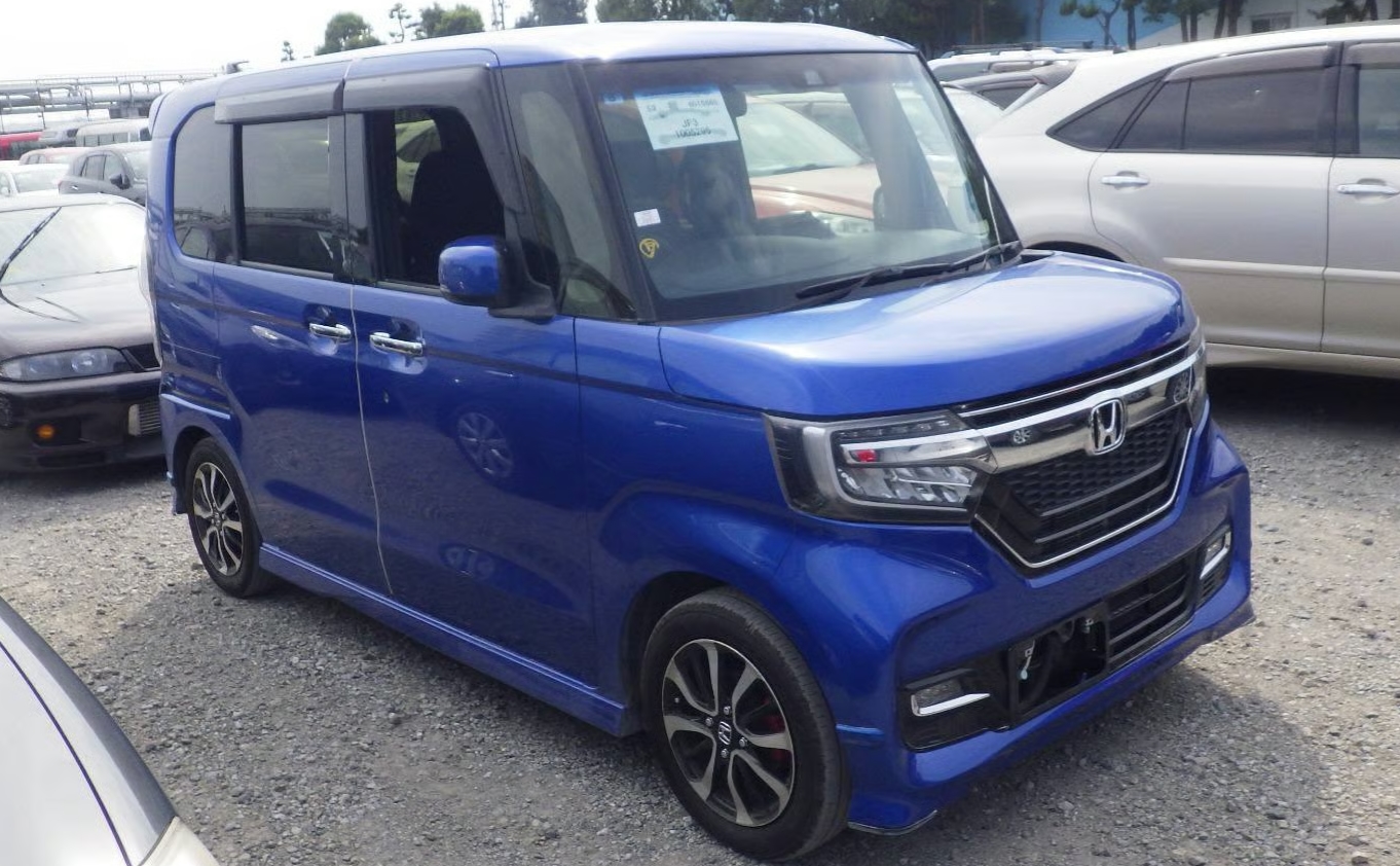 Honda N-Box Custom JF3 · Blau