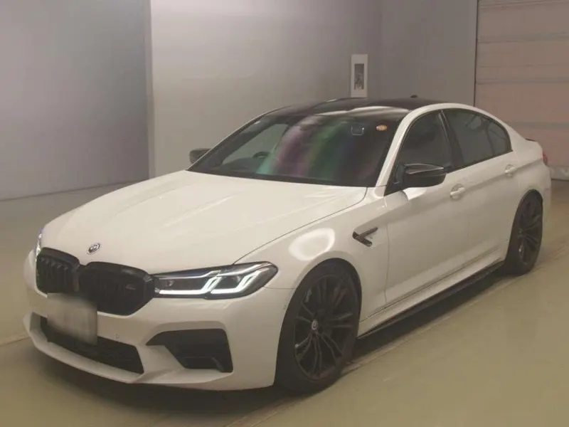 BMW M5 NAVY BLUE PETISHON · 2022 – Außenansicht (Auktionsfoto)
